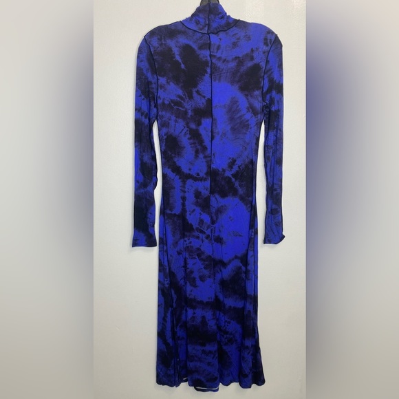PROENZA SCHOULER
WHITE LABEL
Marble Jersey Turtleneck Dress in
Ultramarine/Black - Picture 7 of 13